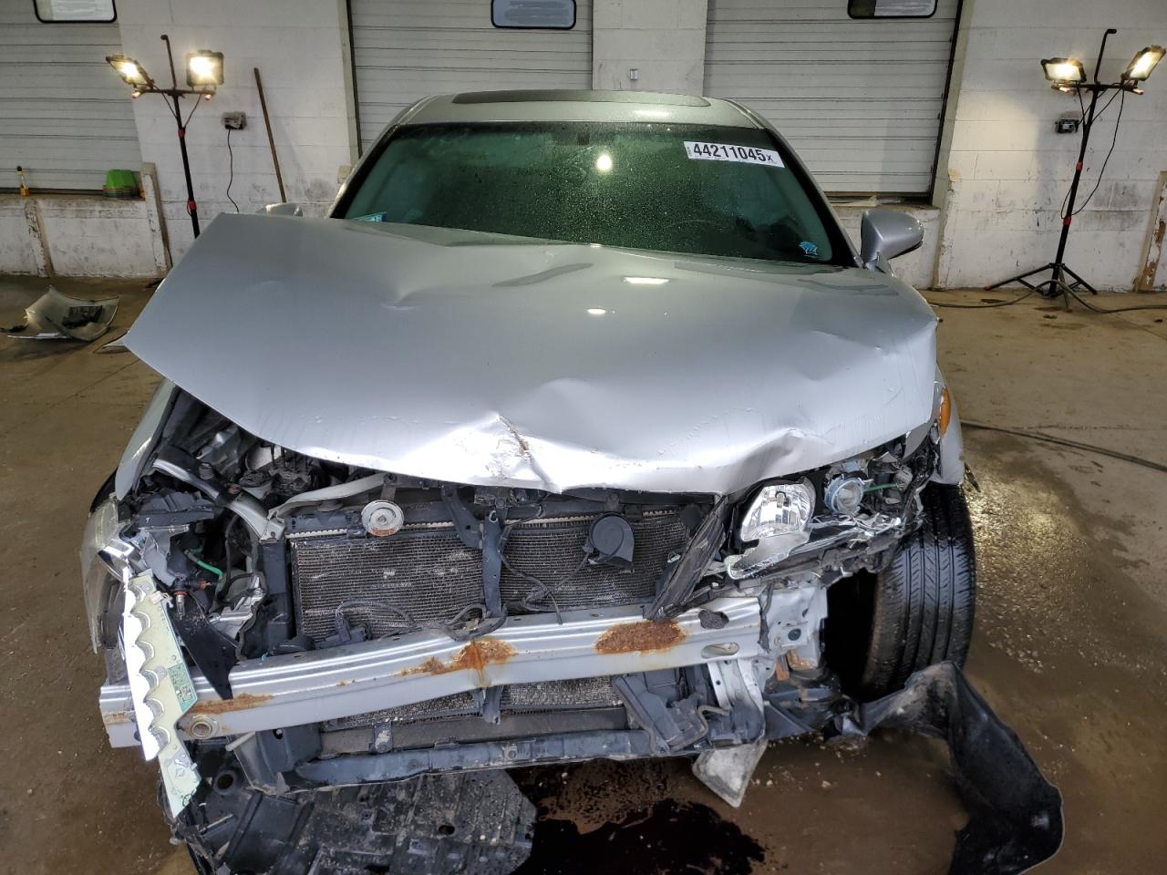 2014 Lexus ES VIN JTHBK1GG9E2132566 Copart auction photo, front end / side damage thumbnail 5