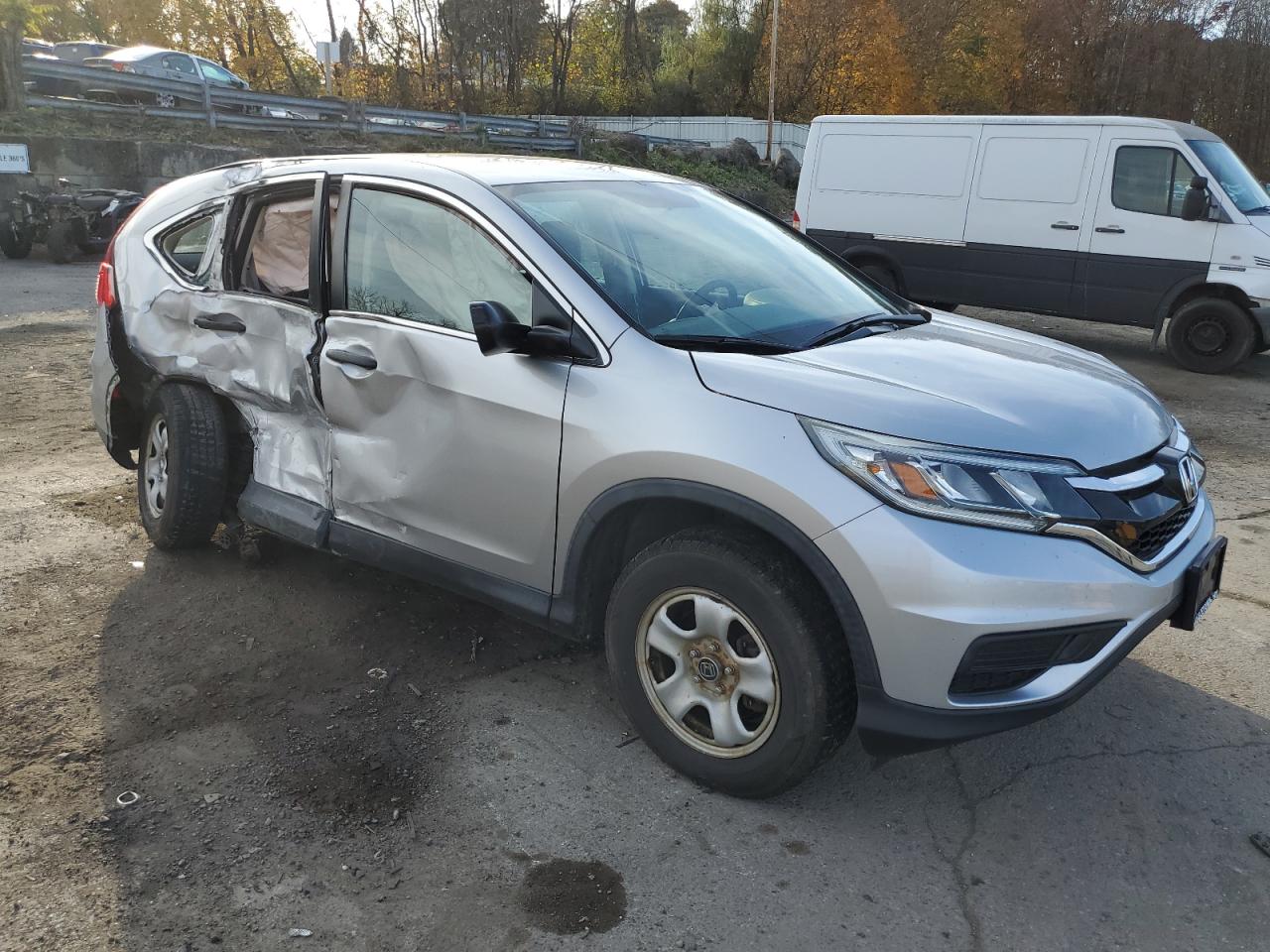 2016 Honda CR-V VIN 5J6RM4H37GL117904 Copart auction photo, side / rear end damage thumbnail 4