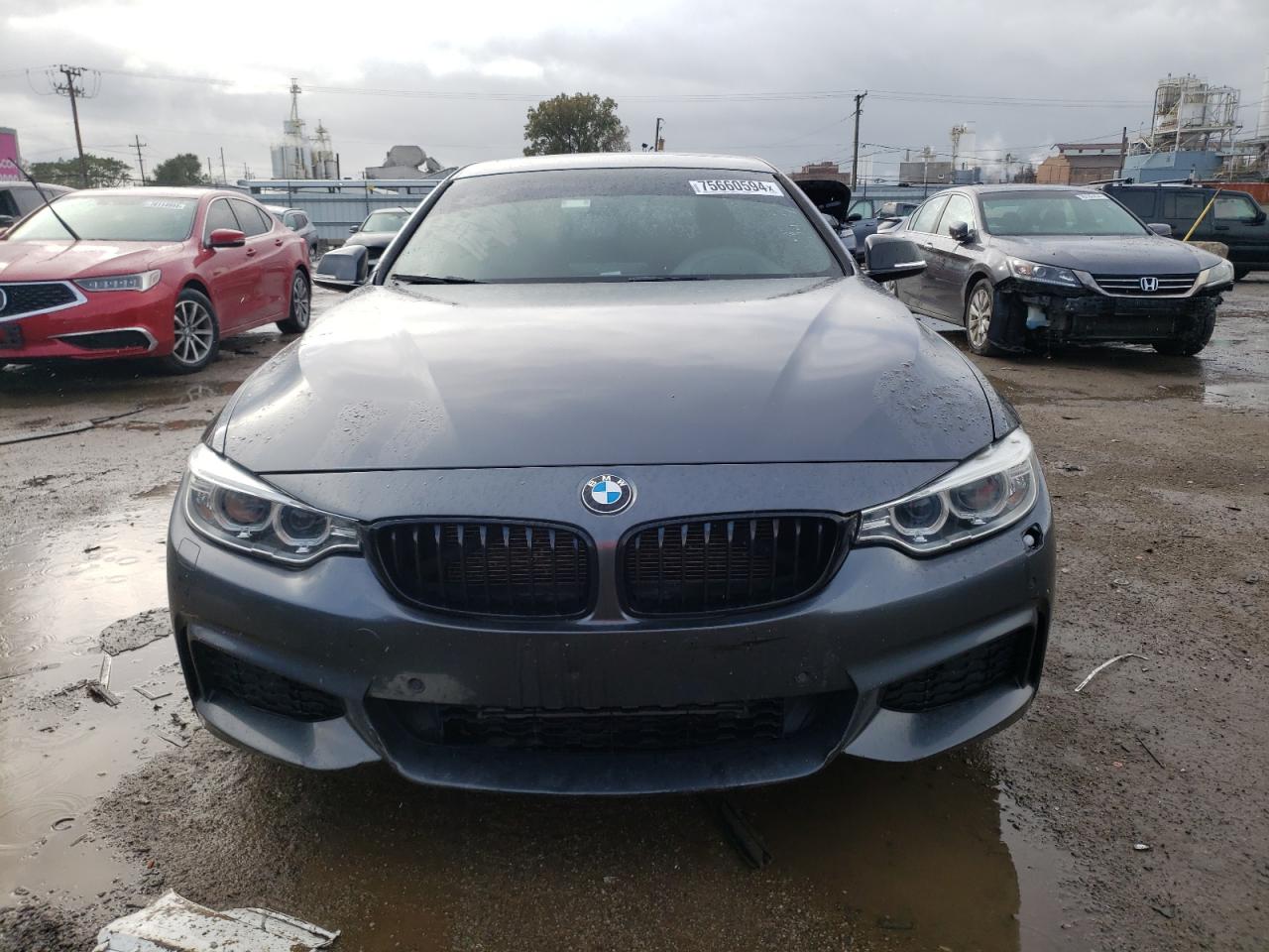 2015 BMW 4er VIN WBA4A7C51FD415695 Copart auction photo, vandalism damage thumbnail 5