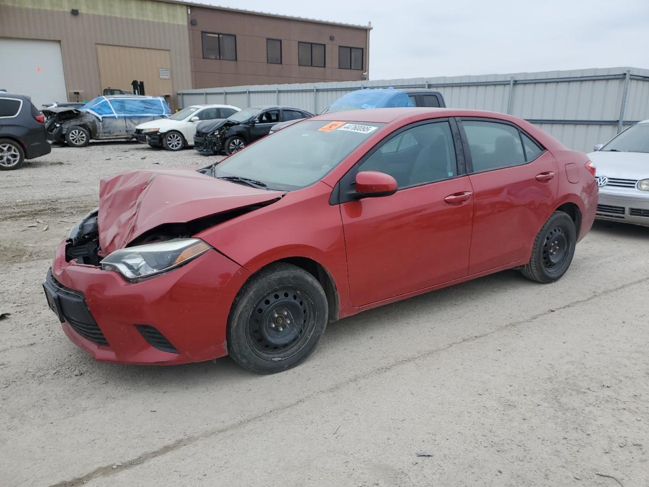 2014 Toyota Corolla VIN 5YFBURHE8EP121695