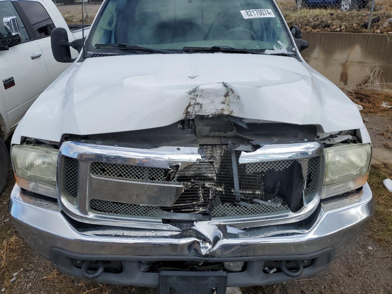 2002 Ford F350 VIN 1FTSX31FX2EA62875 Copart auction photo, front end damage thumbnail 11