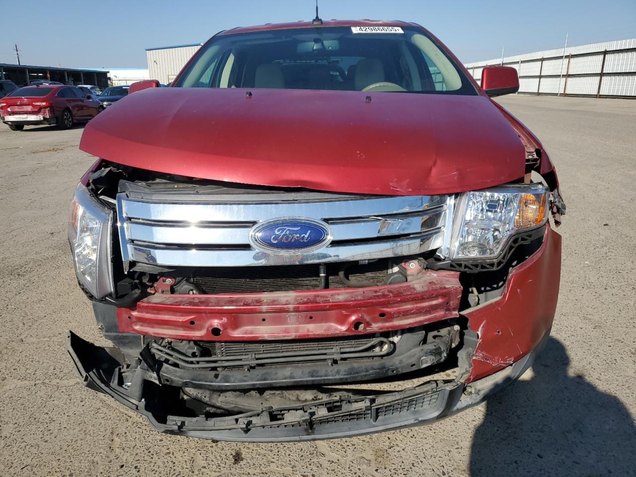 2007 Ford Edge VIN 2FMDK38C07BA81808 Copart auction photo, front end damage thumbnail 5