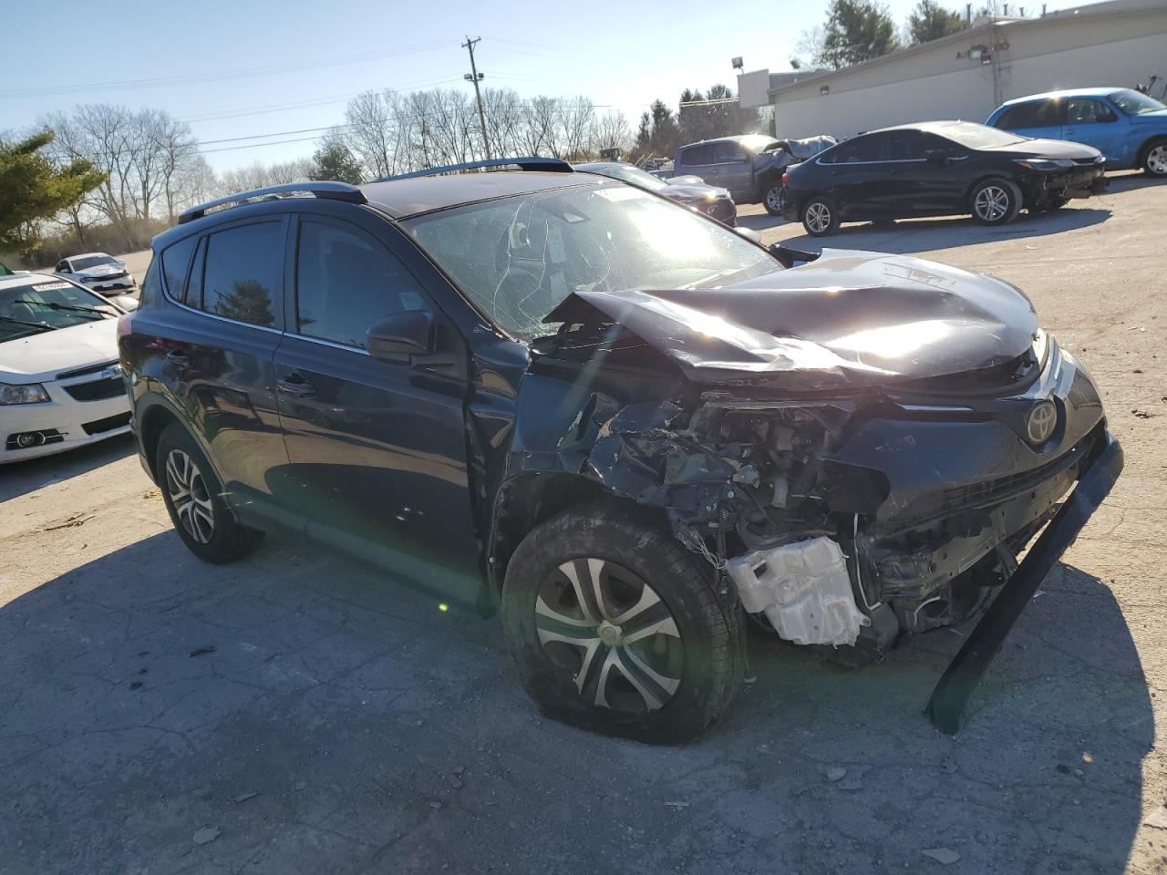 2017 Toyota RAV 4 VIN JTMZFREV0HJ141607 Copart auction photo, front end damage thumbnail 4