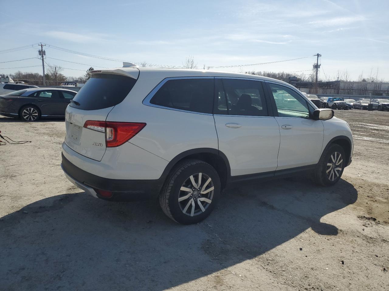 2020 Honda Pilot VIN 5FNYF6H54LB057067 Copart auction photo, side damage thumbnail 3
