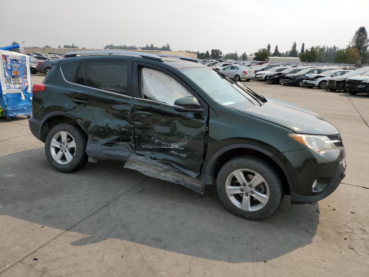 2013 Toyota RAV 4 VIN 2T3RFREV0DW040028 Copart auction photo, all over damage thumbnail 4