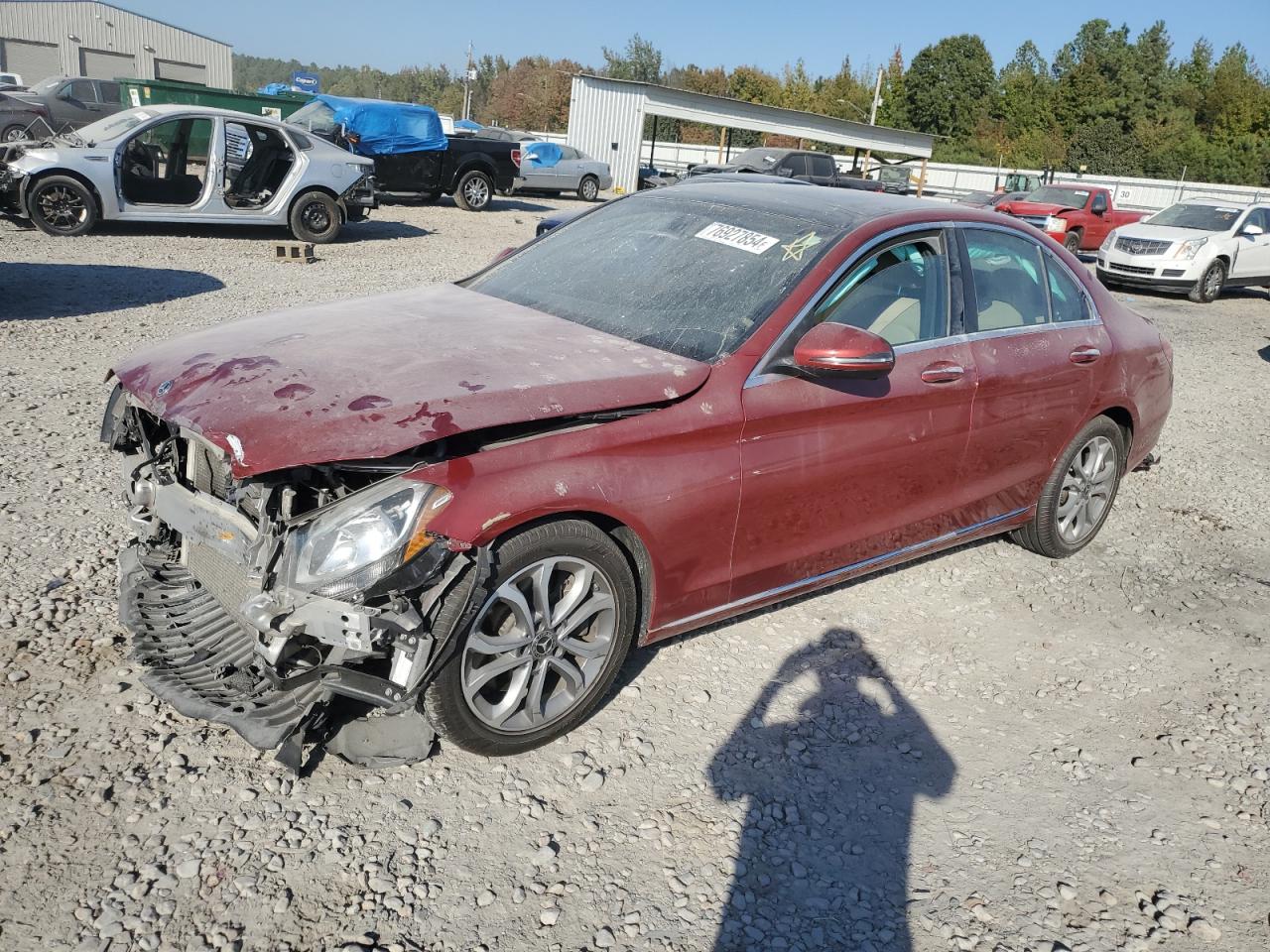 2018 Mercedes-Benz C-klasse VIN WDDWF4JB8JR347238