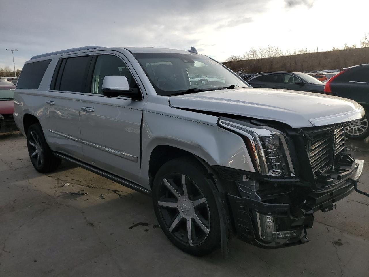 2016 Cadillac Escalade VIN 1GYS4JKJXGR372857 Copart auction photo, front end damage thumbnail 4