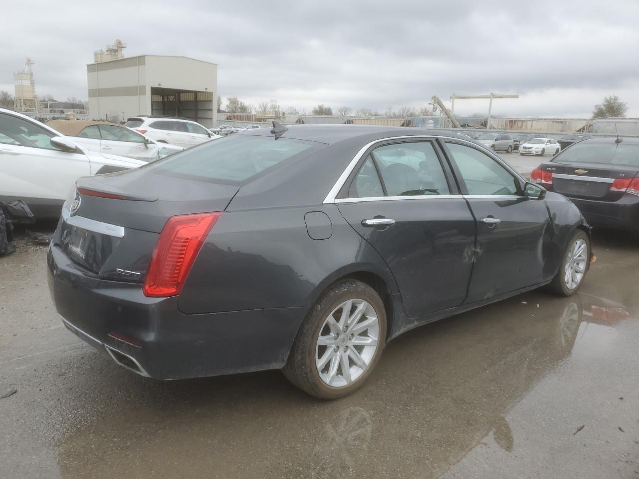 2014 Cadillac CTS VIN 1G6AW5SX0E0174946 Copart auction photo, front end damage thumbnail 3