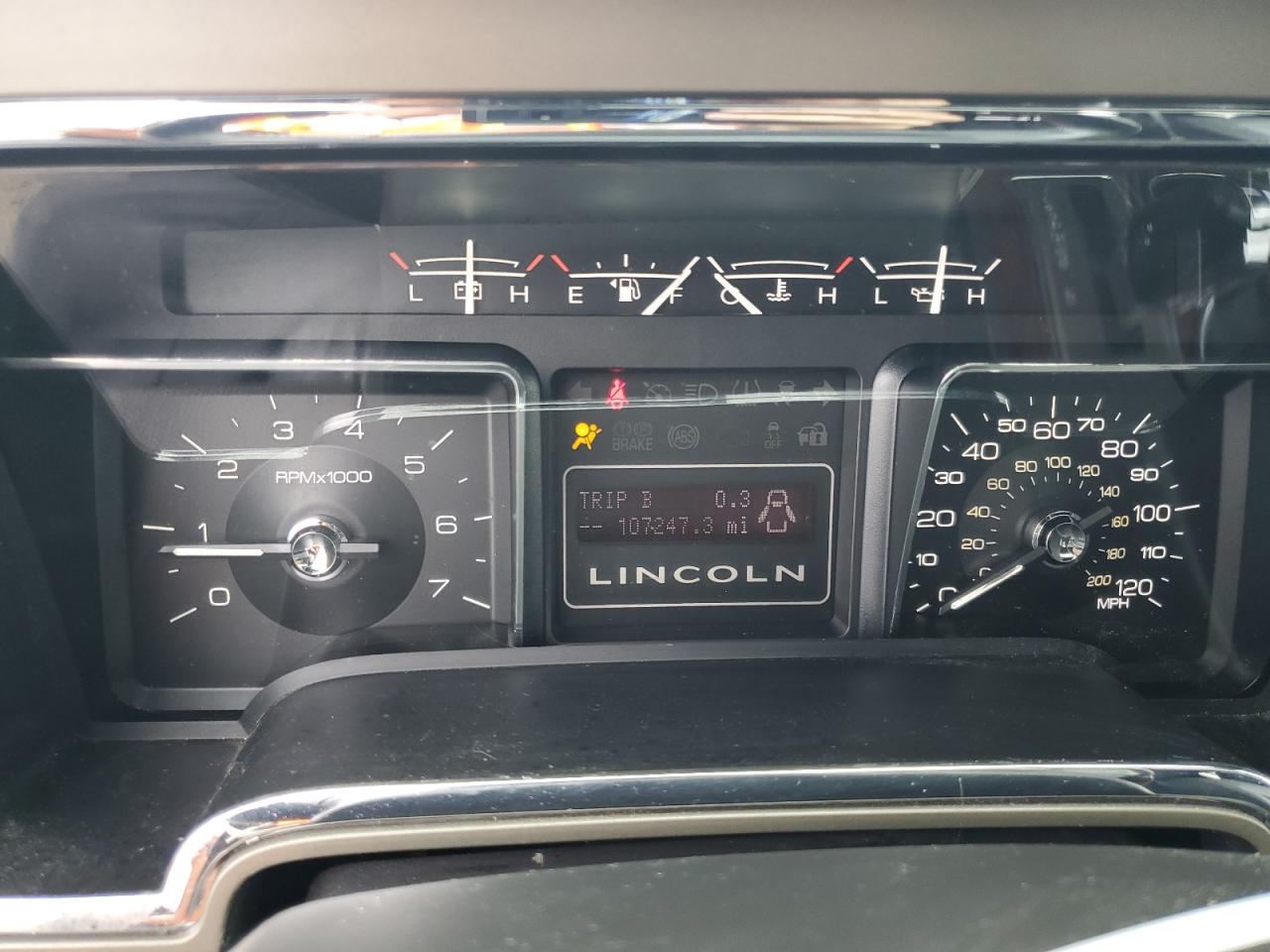 2013 Lincoln Navigator VIN 5LMJJ2H57DEL00066 Copart auction photo, rear end / minor dent/scratches damage thumbnail 9