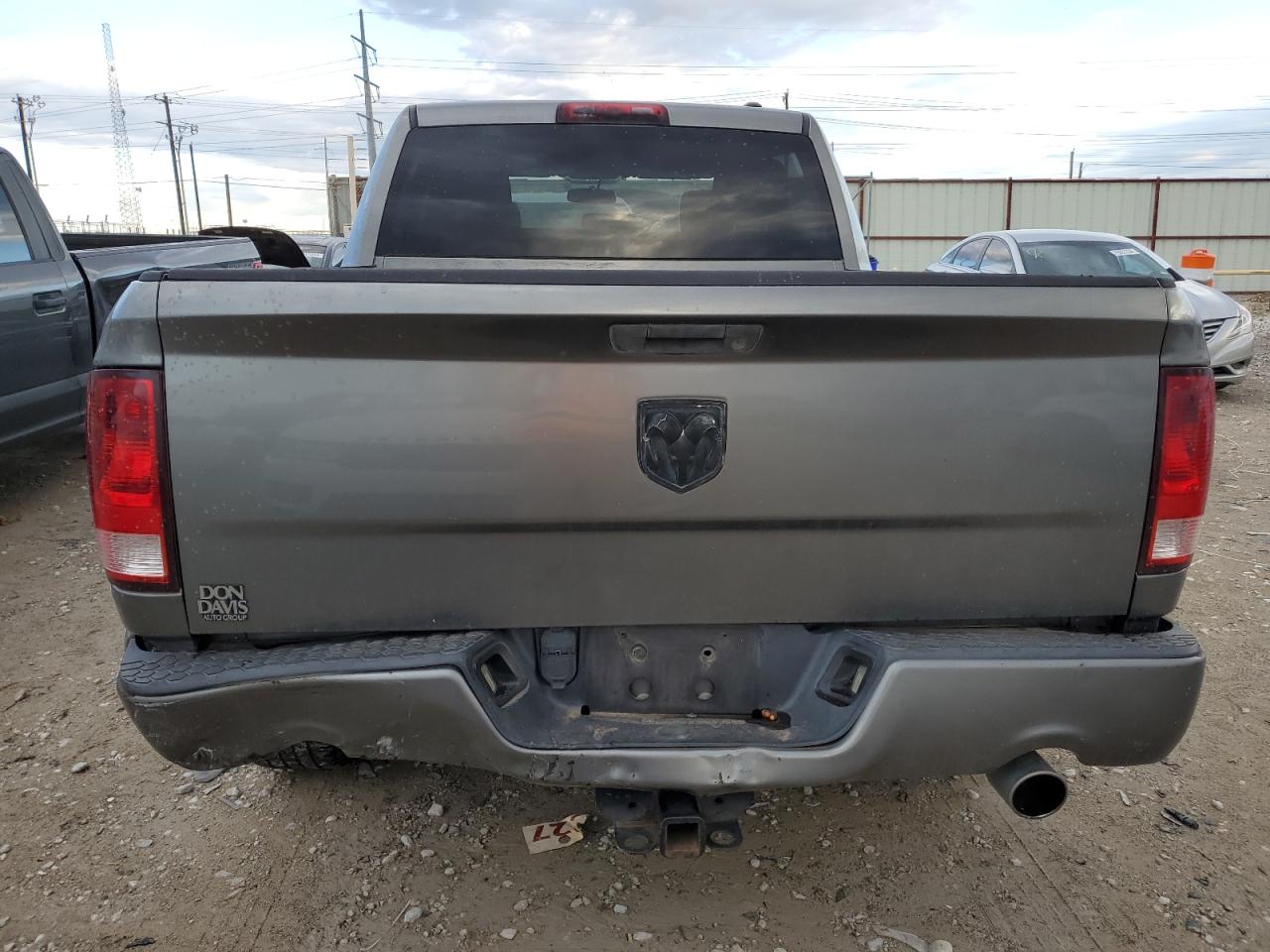 2012 Dodge RAM VIN 1C6RD6KT1CS330123 Copart auction photo, rear end / side damage thumbnail 6