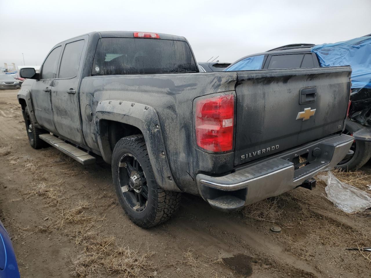 2014 Chevrolet Silverado VIN 1GCUKREC2EF193405 Copart auction photo, side damage thumbnail 2
