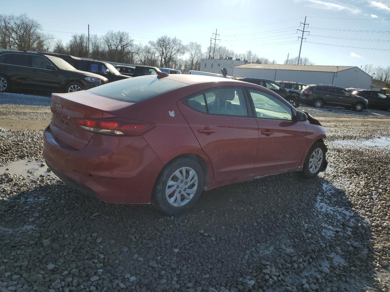 2017 Hyundai Elantra VIN 5NPD74LF5HH206689 Copart auction photo, front end damage thumbnail 3