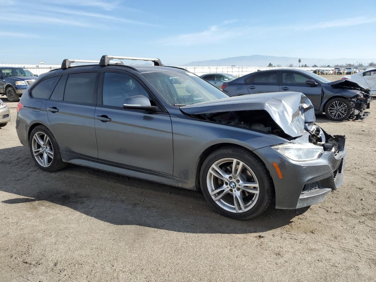 2014 BMW 3er VIN WBA3K5C5XEK300391 Copart auction photo, front end damage thumbnail 4