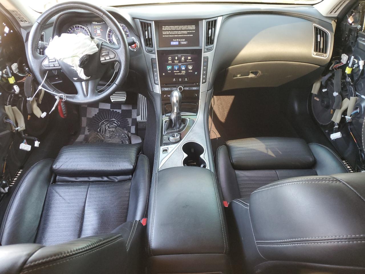 2017 Infiniti Q50 VIN JN1EV7AP6HM730157 Copart auction photo, front end damage thumbnail 8