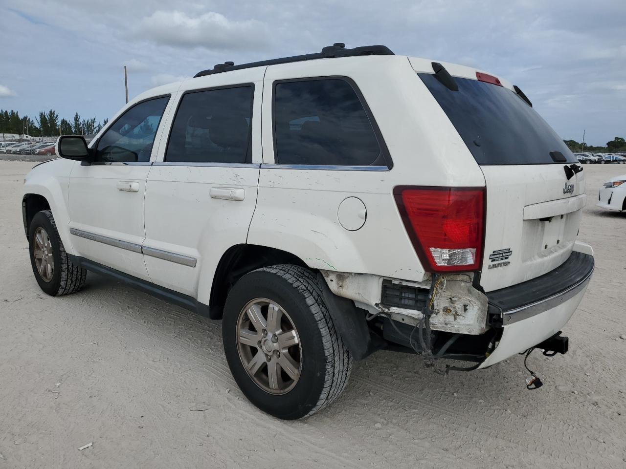 2008 Jeep Grand Cherokee VIN 1J8HS58N78C128605 Copart auction photo, rear end / minor dent/scratches damage thumbnail 2