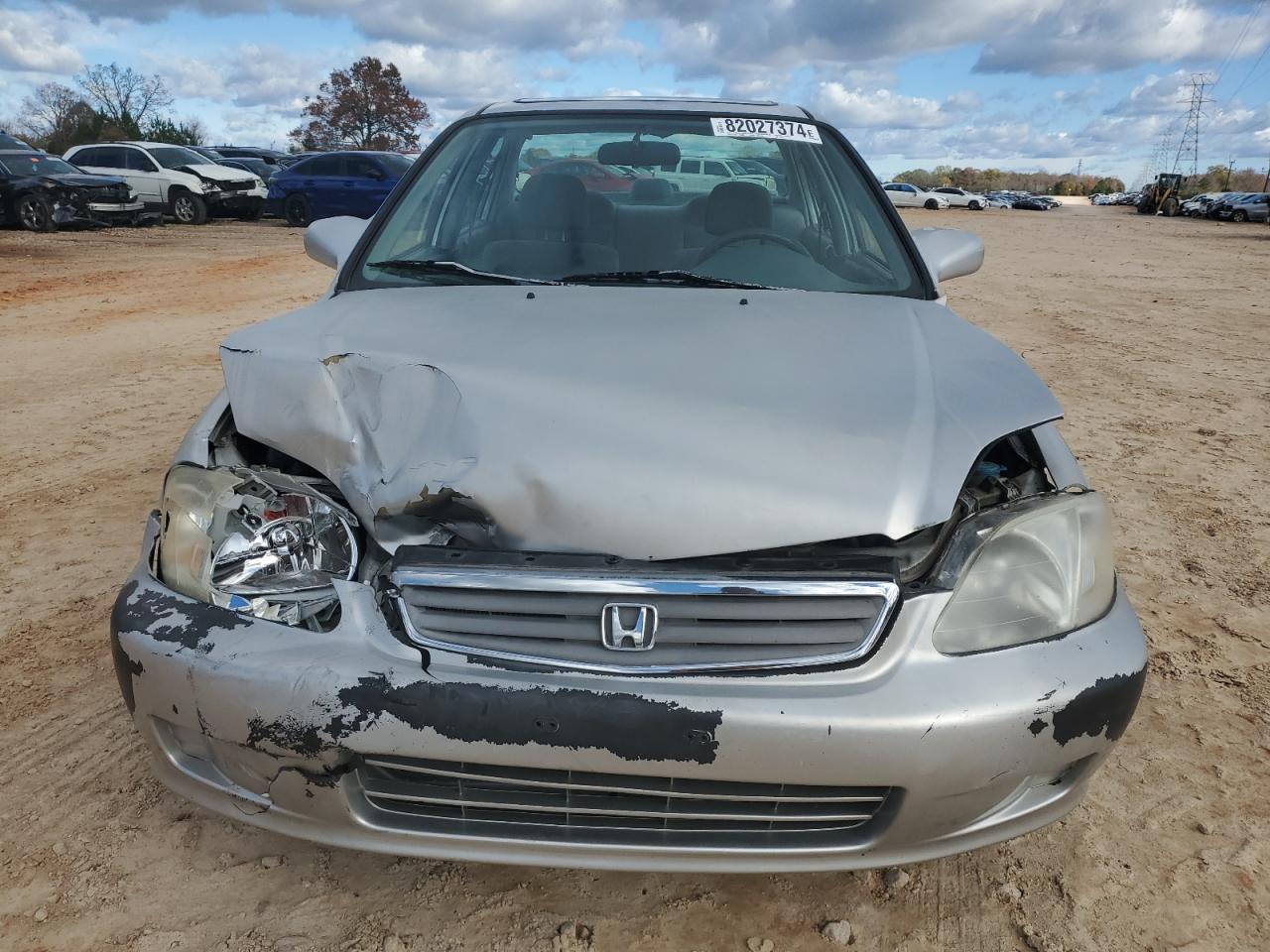 1999 Honda Civic VIN 2HGEJ8642XH571346 Copart auction photo, front end damage thumbnail 5