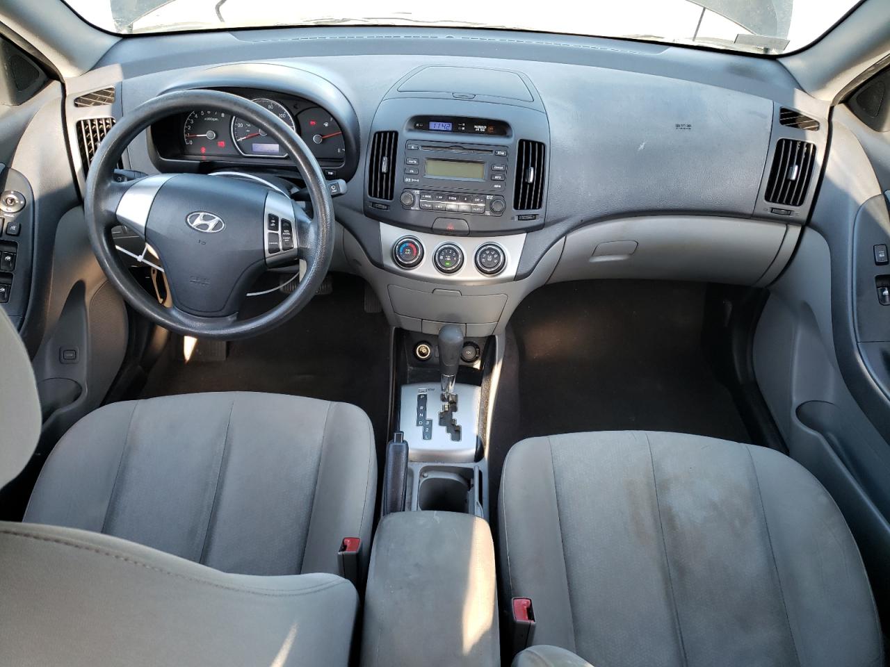 2010 Hyundai Elantra VIN KMHDU4AD2AU960652 Copart auction photo, side damage thumbnail 8
