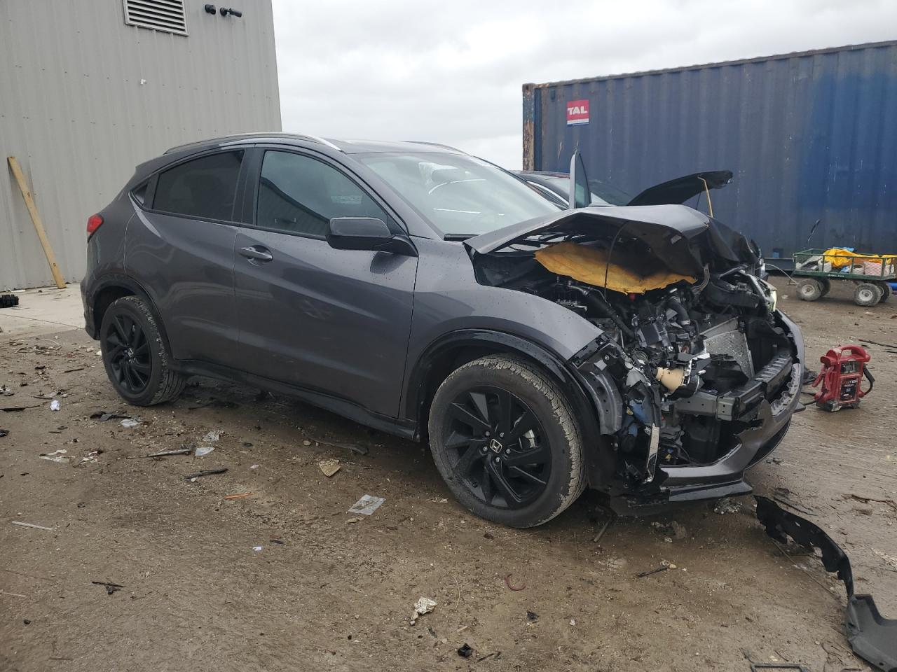 2022 Honda HR-V VIN 3CZRU6H19NM710475 Copart auction photo, front end damage thumbnail 4