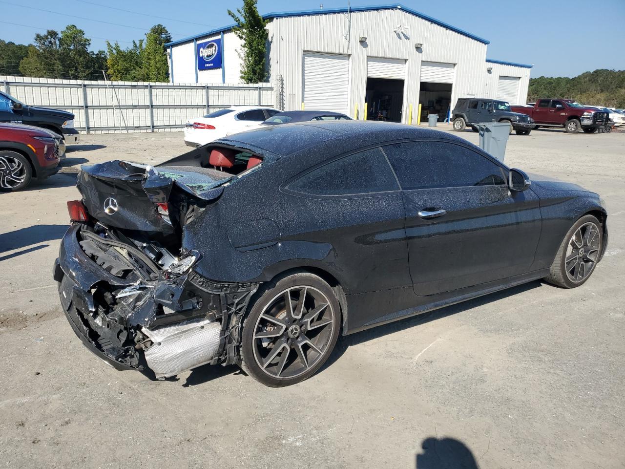 2020 Mercedes-Benz C-klasse VIN WDDWJ8DB2LF955262 Copart auction photo, rear end / front end damage thumbnail 3