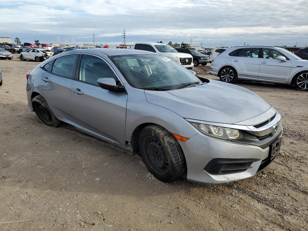 2016 Honda Civic VIN 19XFC2F5XGE218965 Copart auction photo, all over / frame damage damage thumbnail 4