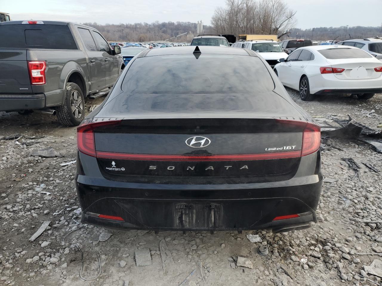 2020 Hyundai Sonata VIN 5NPEH4J21LH007343 Copart auction photo, front end damage thumbnail 6