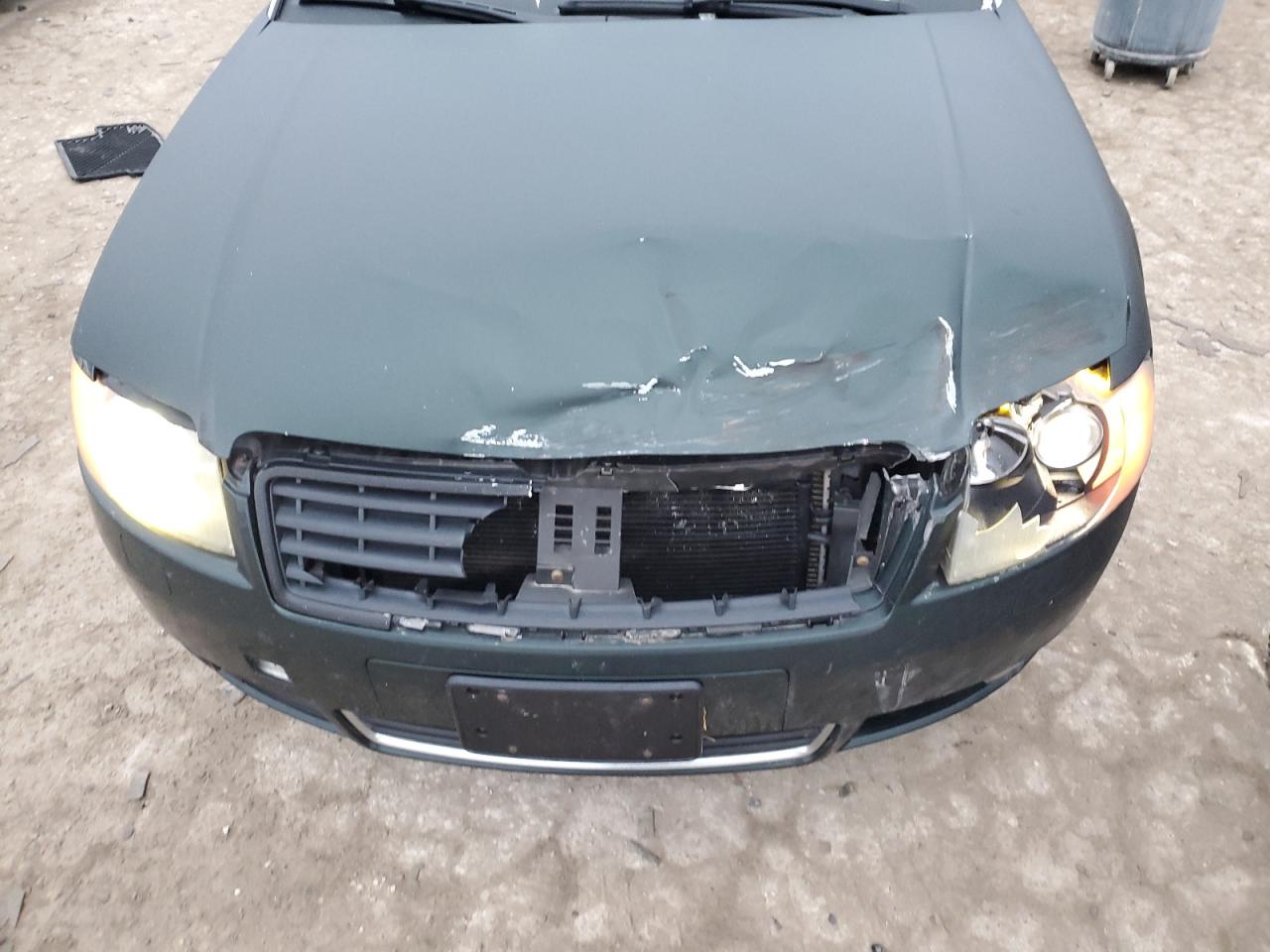 2005 Audi A4 VIN WAUDT48H25K010760 Copart auction photo, front end damage thumbnail 13