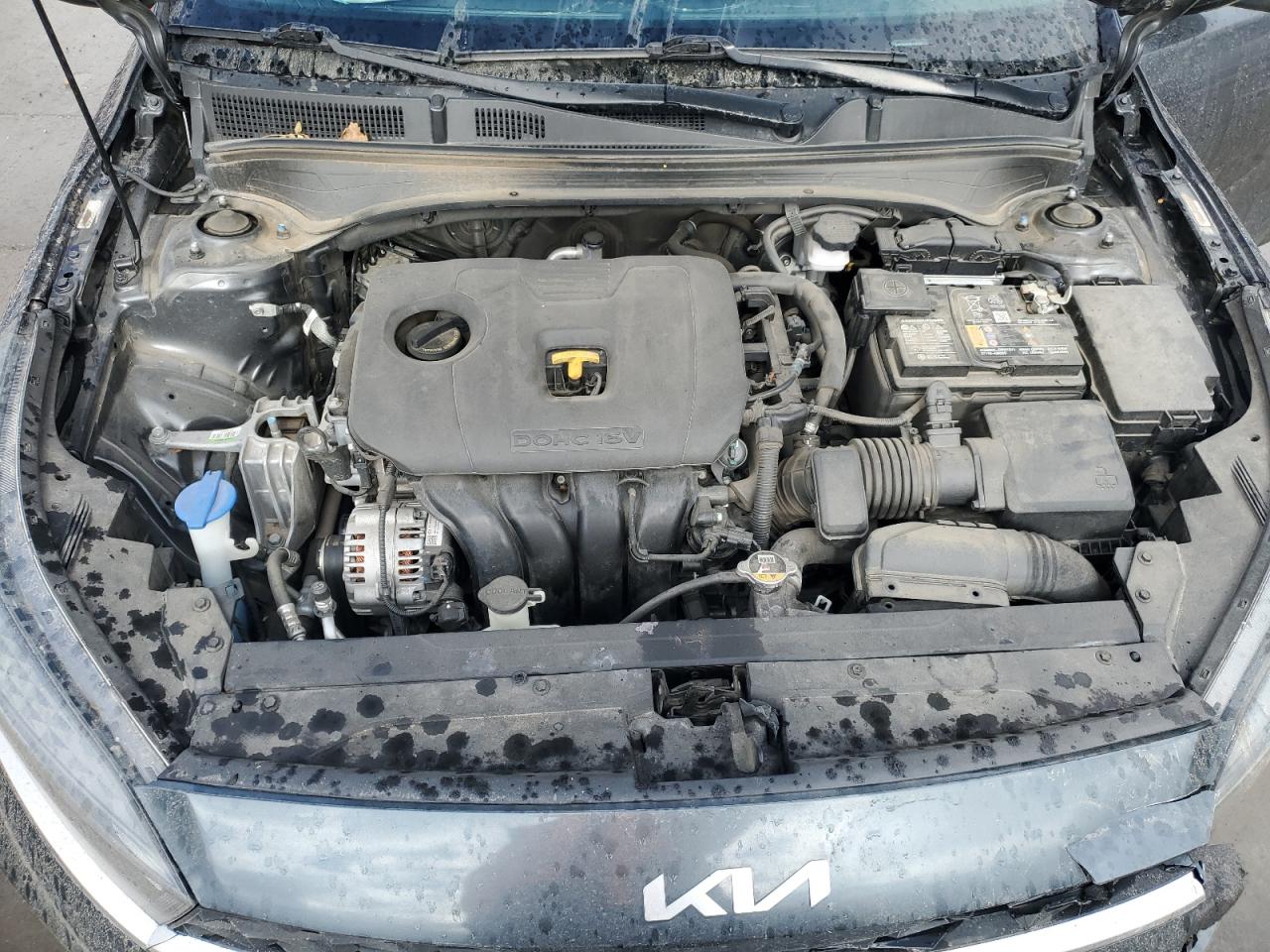2022 KIA Forte VIN 3KPF24AD6NE460386 Copart auction photo, front end / side damage thumbnail 11