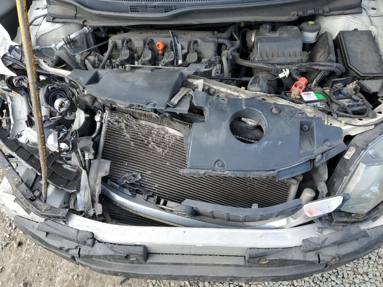 2014 Honda Civic VIN 2HGFB2F64EH509296 Copart auction photo, front end / rear end damage thumbnail 11