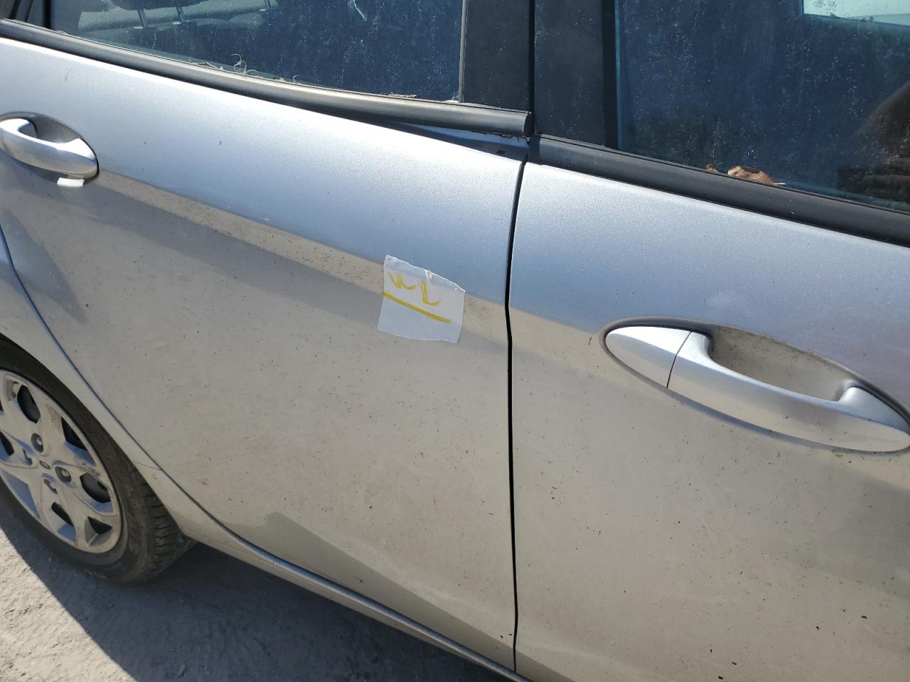 2013 Ford Fiesta VIN 3FADP4BJ7DM222876 Copart auction photo, water/flood damage thumbnail 12