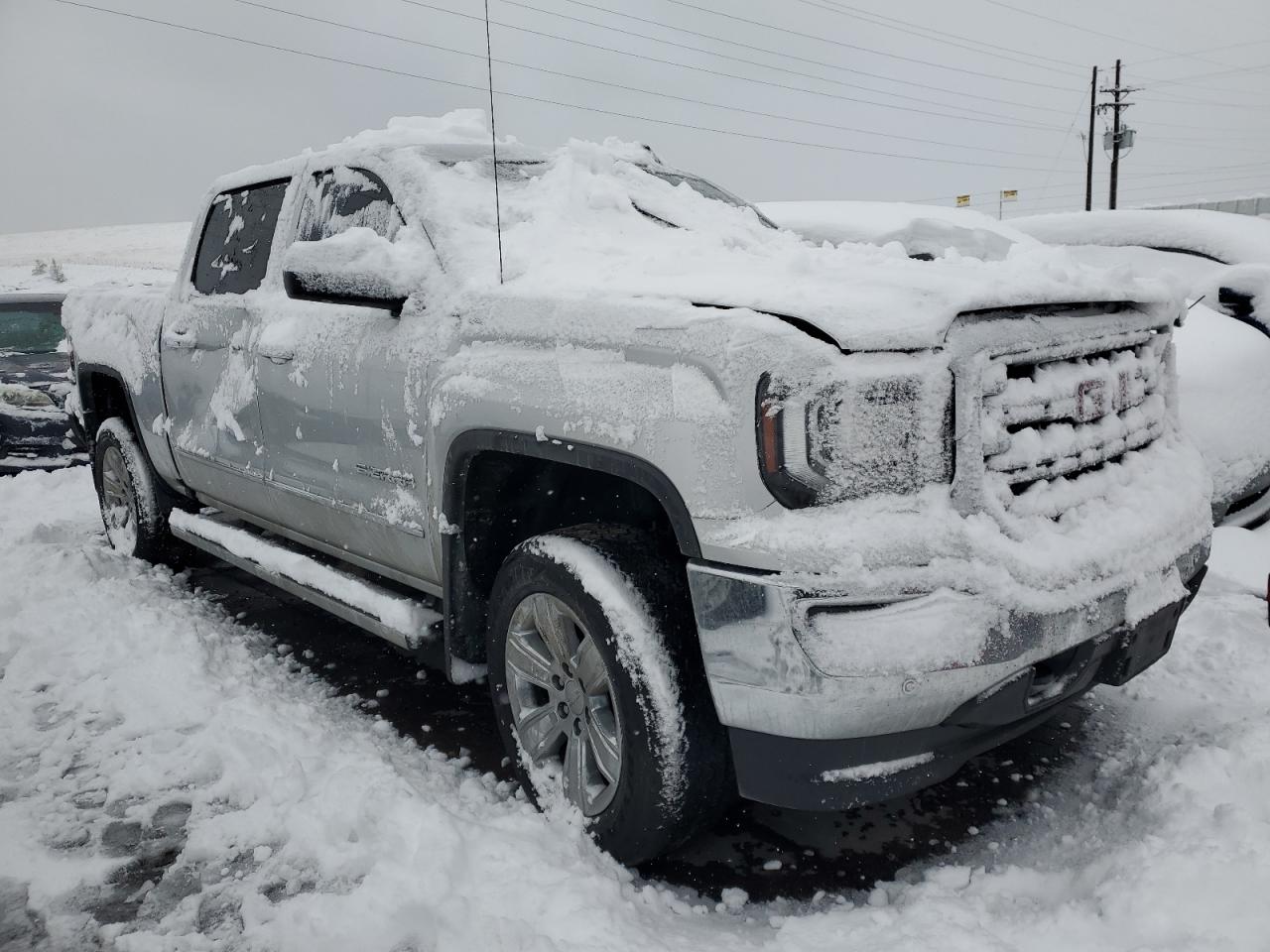 2017 GMC Sierra VIN 3GTU2NEC7HG409082 Copart auction photo, front end damage thumbnail 4