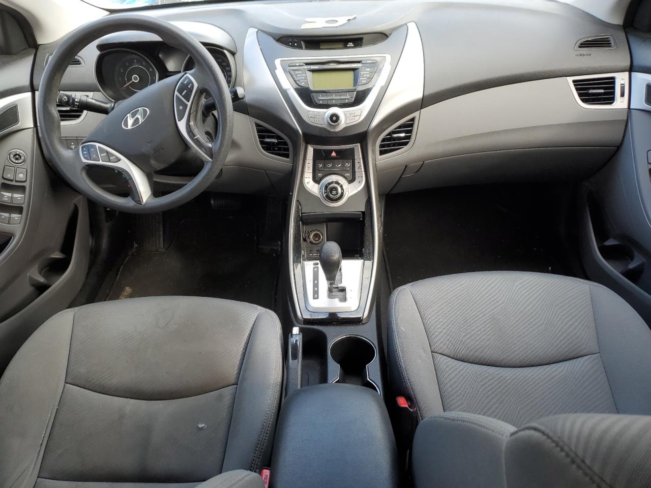 2012 Hyundai Elantra VIN 5NPDH4AEXCH062590 Copart auction photo, rear end / side damage thumbnail 8