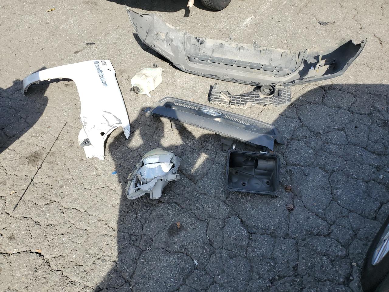 2013 Toyota Tacoma VIN 5TFNX4CN1DX031206 Copart auction photo, front end / rear end damage thumbnail 12