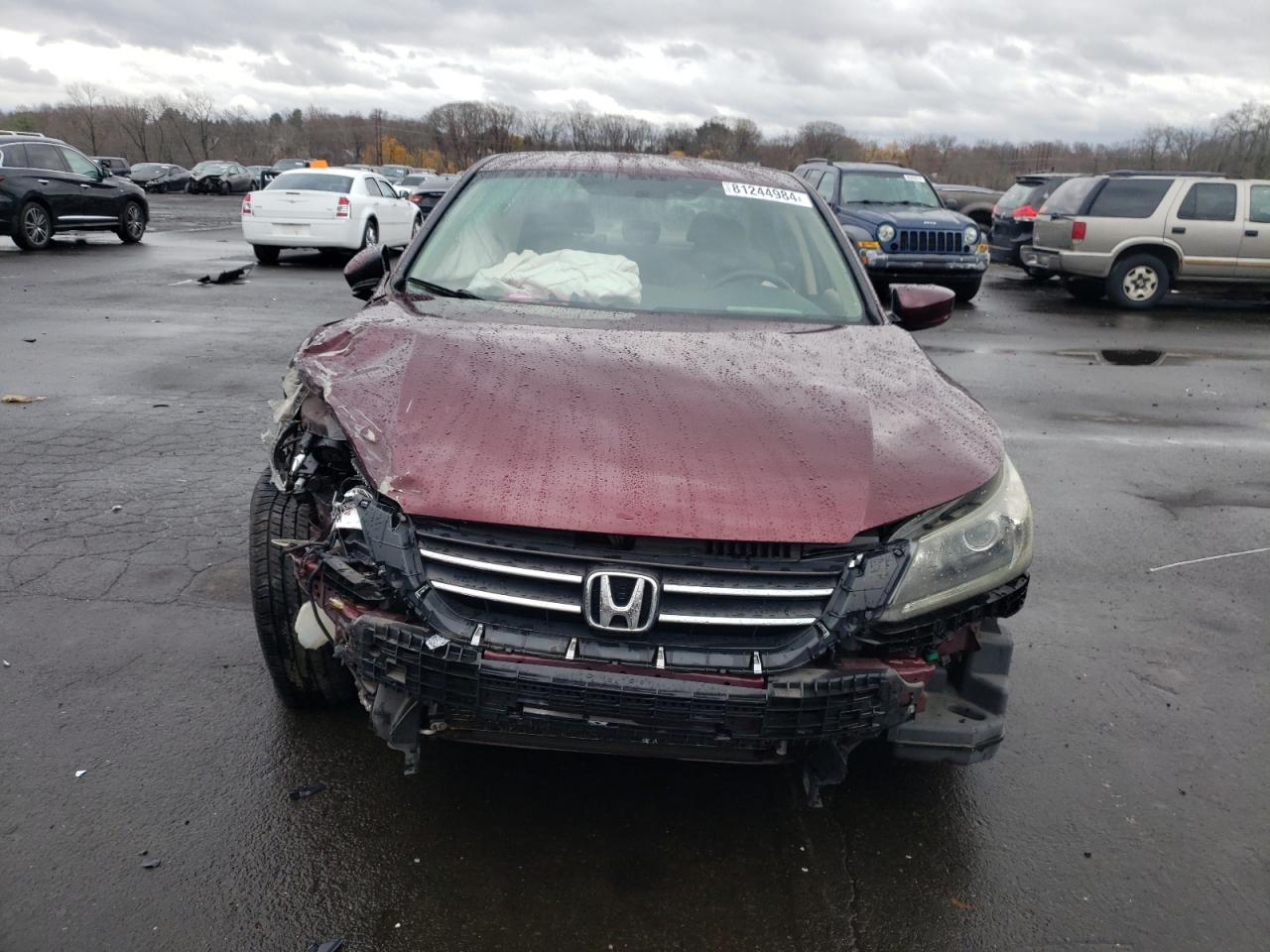 2014 Honda Accord VIN 1HGCR2F30EA280716 Copart auction photo, front end / minor dent/scratches damage thumbnail 5