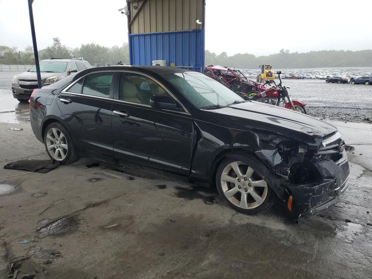 2013 Cadillac ATS VIN 1G6AA5RA9D0129387 Copart auction photo, front end damage thumbnail 4