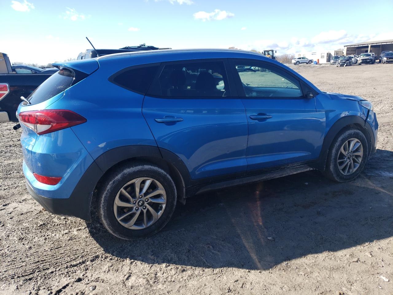 2016 Hyundai Tucson VIN KM8J33A48GU207796 Copart auction photo, top/roof / side damage thumbnail 3