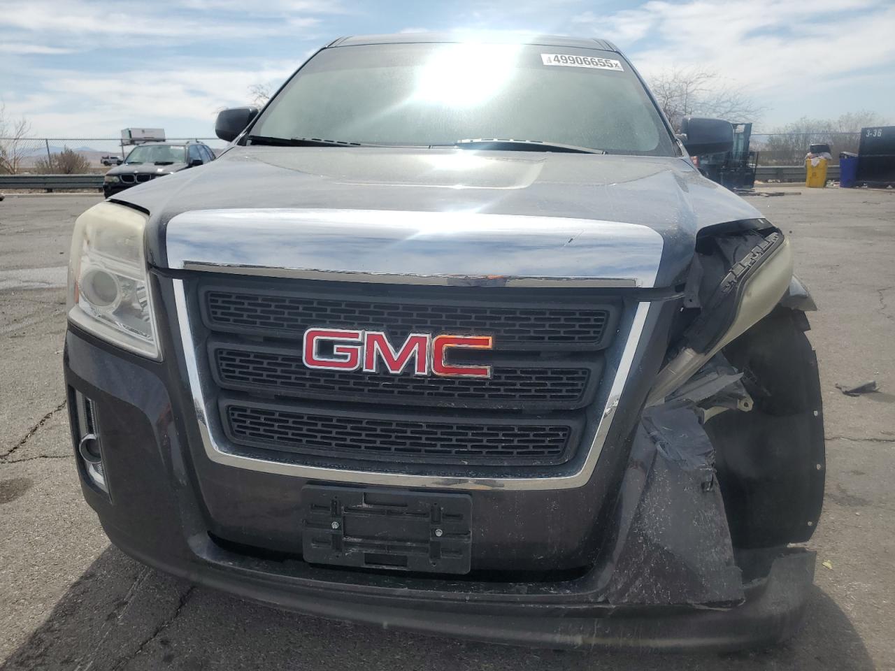 2014 GMC Terrain VIN 2GKALMEK7E6379076 Copart auction photo, front end / side damage thumbnail 5