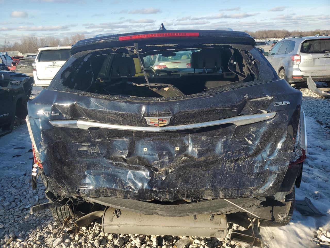 2017 Cadillac XT5 VIN 1GYKNARS6HZ222578 Copart auction photo, rear end damage thumbnail 6