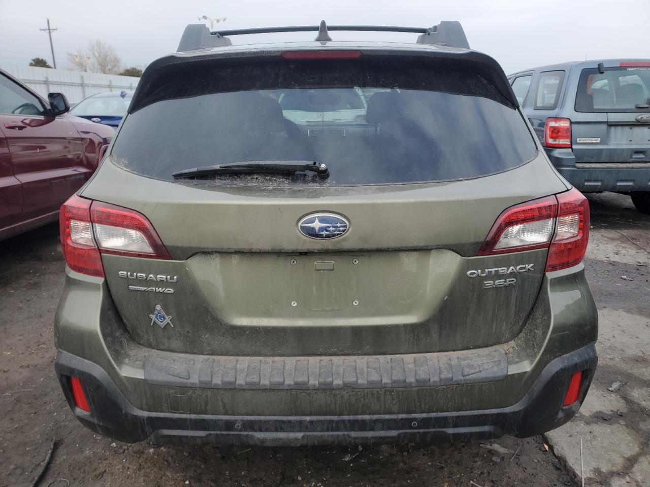 2019 Subaru Outback VIN 4S4BSENC6K3312193 Copart auction photo, front end damage thumbnail 6