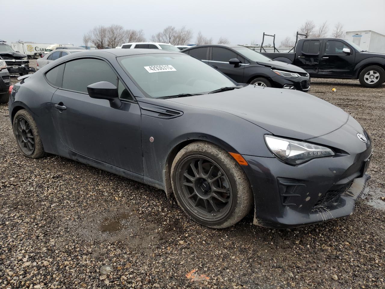 2017 Toyota GT86 VIN JF1ZNAA11H9705702 Copart auction photo, front end / rear end damage thumbnail 4