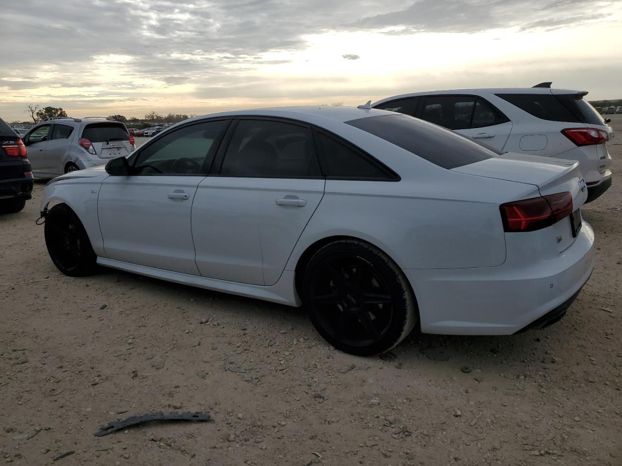 2018 Audi A6 VIN WAUC8AFC6JN104474 Copart auction photo, front end / stripped damage thumbnail 2