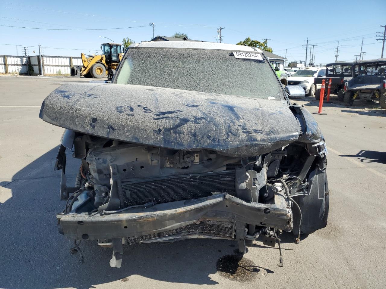 2011 Ford Flex VIN 2FMHK6DTXBBD08794 Copart auction photo, front end / frame damage damage thumbnail 5