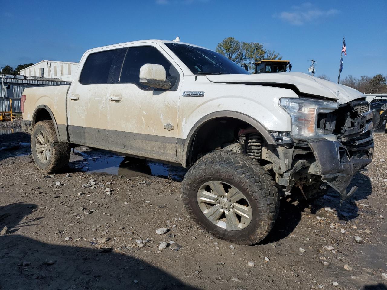 2019 Ford F-150 VIN 1FTEW1E40KFB36649 Copart auction photo, all over damage thumbnail 4