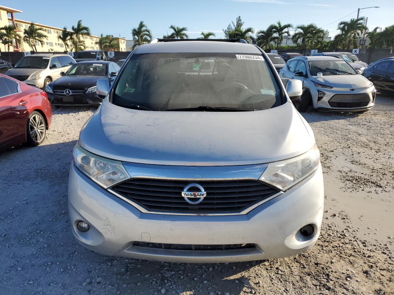 2013 Nissan Quest VIN JN8AE2KP5D9067551 Copart auction photo, rear end / side damage thumbnail 5