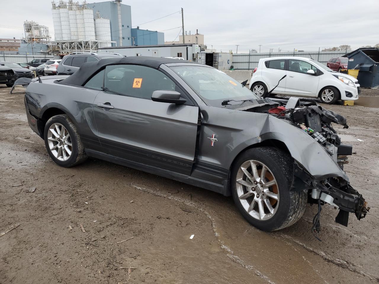 2011 Ford Mustang VIN 1ZVBP8EM5B5123620 Copart auction photo, all over damage thumbnail 4