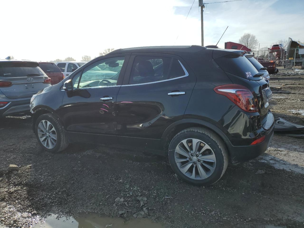 2019 Buick Encore VIN KL4CJASB5KB909464 Copart auction photo, front end / side damage thumbnail 2