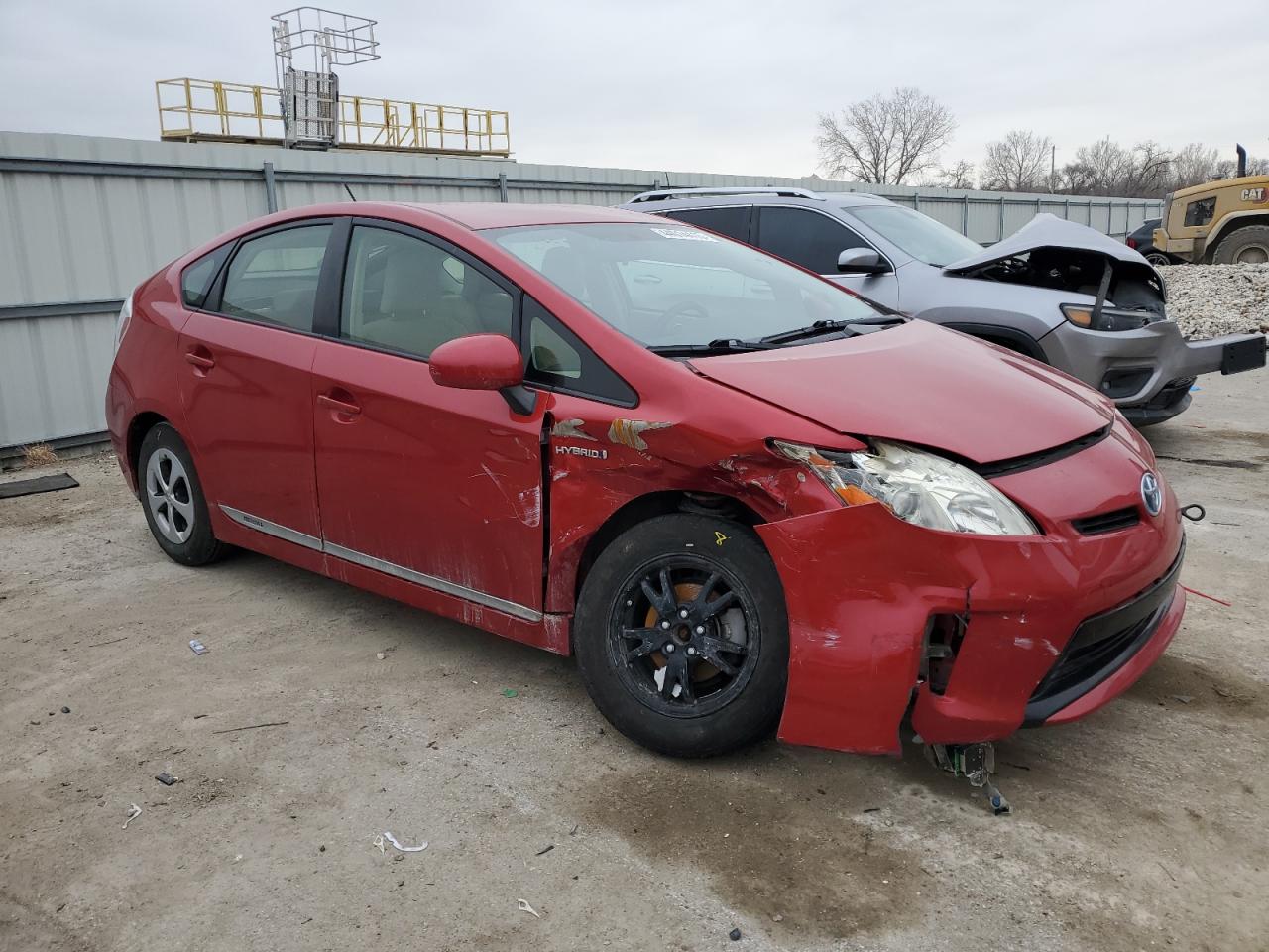 2012 Toyota Prius VIN JTDKN3DU5C1549281 Copart auction photo, front end damage thumbnail 4
