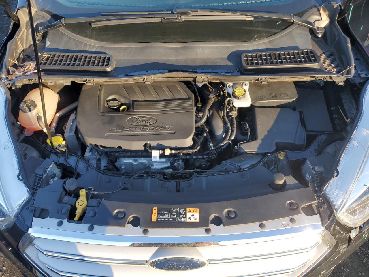 2018 Ford Escape VIN 1FMCU9HD4JUC98961 Copart auction photo, all over damage thumbnail 12
