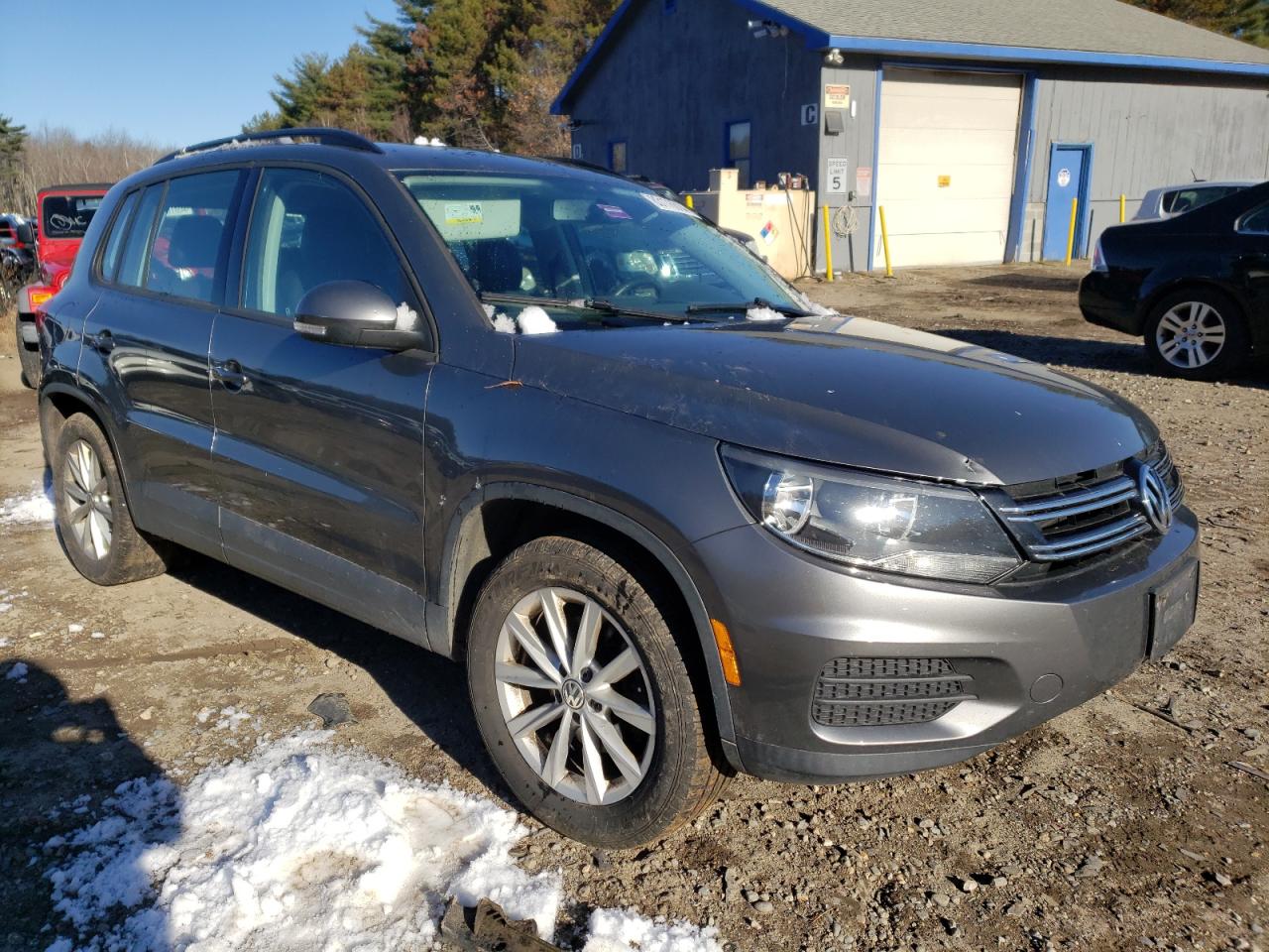 2018 Volkswagen Tiguan VIN WVGBV7AX0JK002766 Copart auction photo, undercarriage damage thumbnail 4