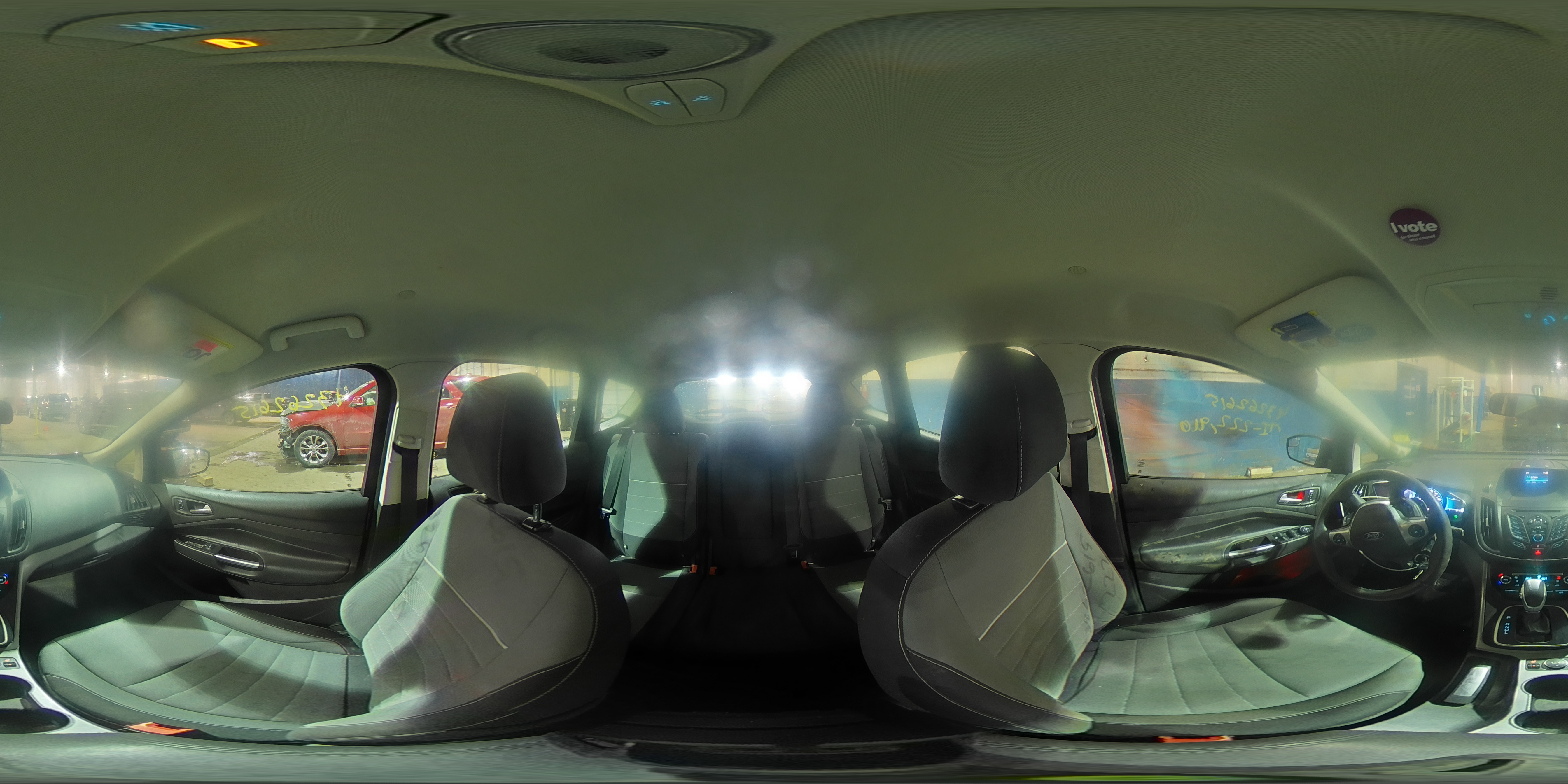 2015 Ford C-MAX VIN 1FADP5AU2FL112047 Copart auction photo, side / front end damage thumbnail 14