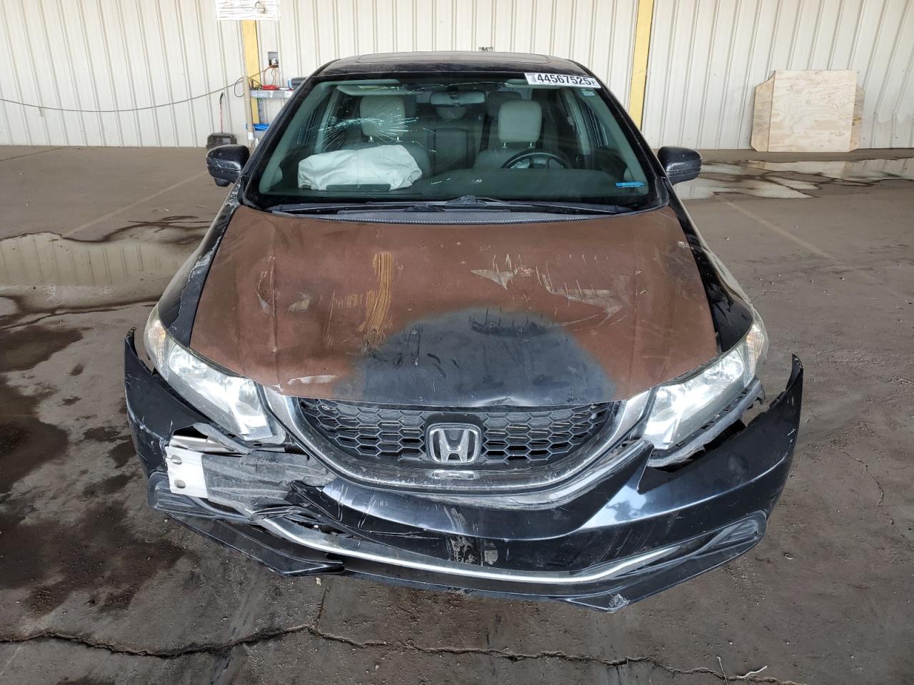 2015 Honda Civic VIN 19XFB2F85FE001108 Copart auction photo, front end damage thumbnail 5